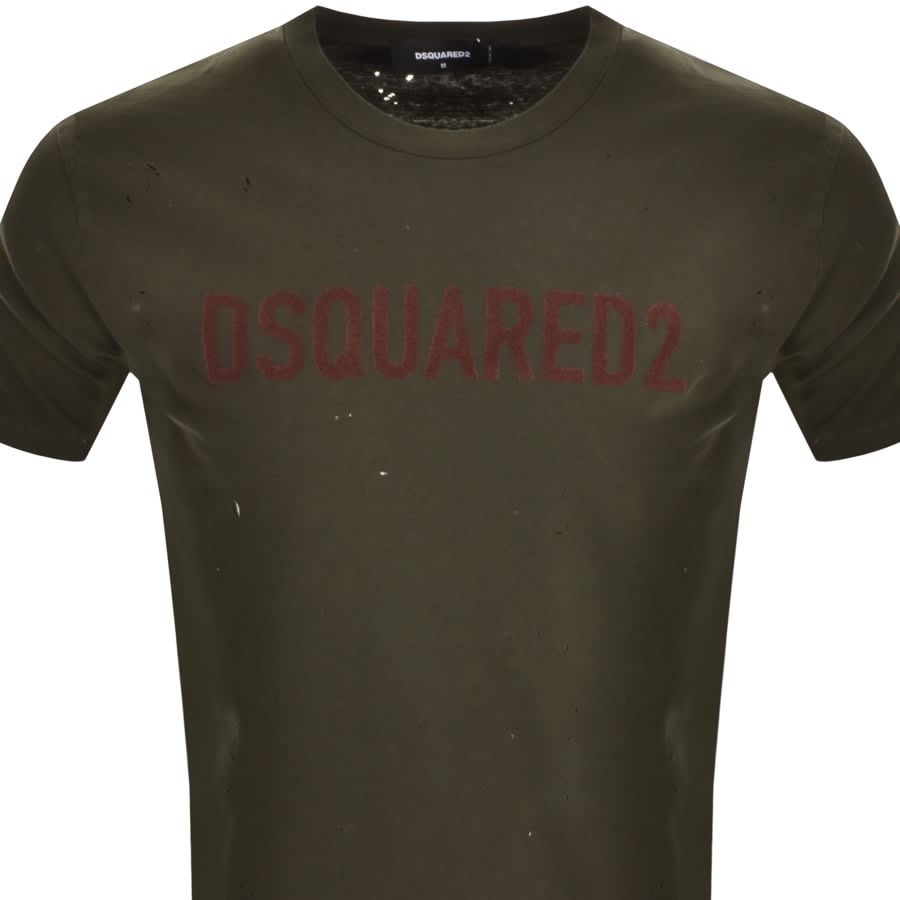 Image number 2 for DSQUARED2 Cool T Shirt Khaki