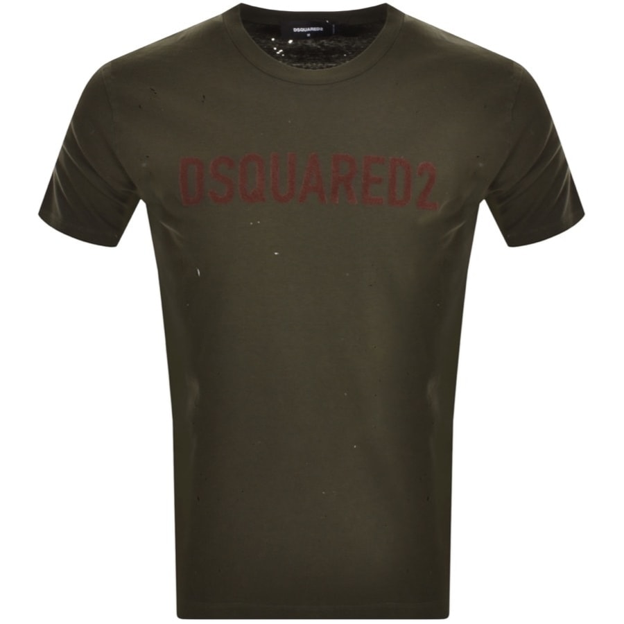 Image number 1 for DSQUARED2 Cool T Shirt Khaki