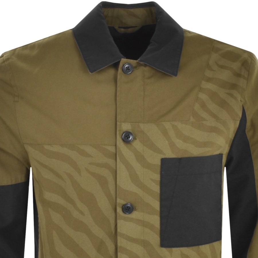 Image number 2 for Paul Smith Overshirt Jacket Khaki