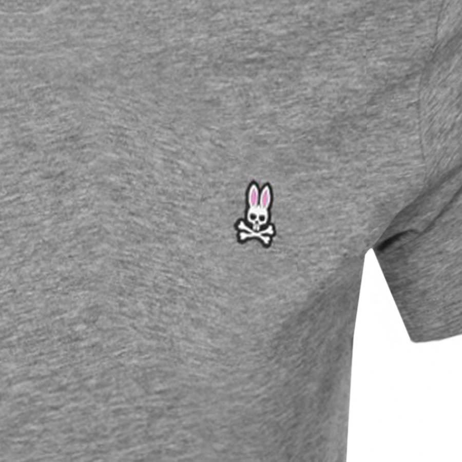 Image number 3 for Psycho Bunny Classic Crew Neck T Shirt Grey