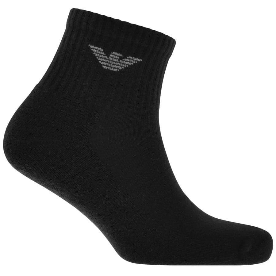 Image number 3 for Emporio Armani 3 Pack Trainer Socks