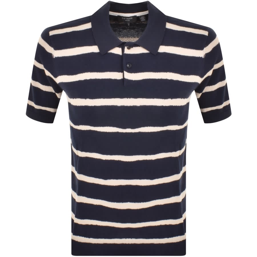 Image number 1 for Ted Baker Cromer Polo T Shirt Navy
