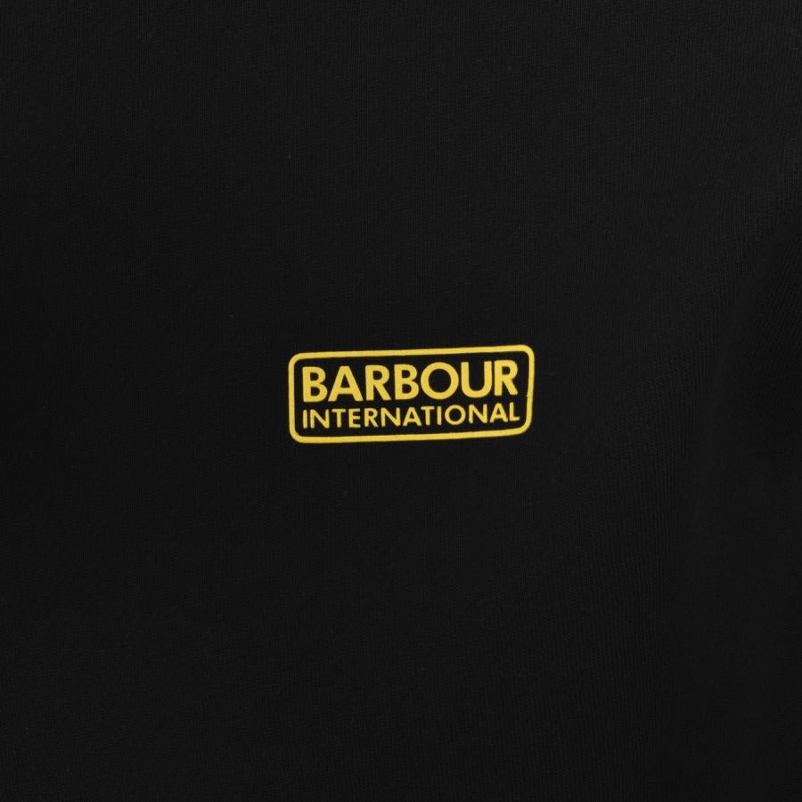 Image number 3 for Barbour International Logo Hoodie Black