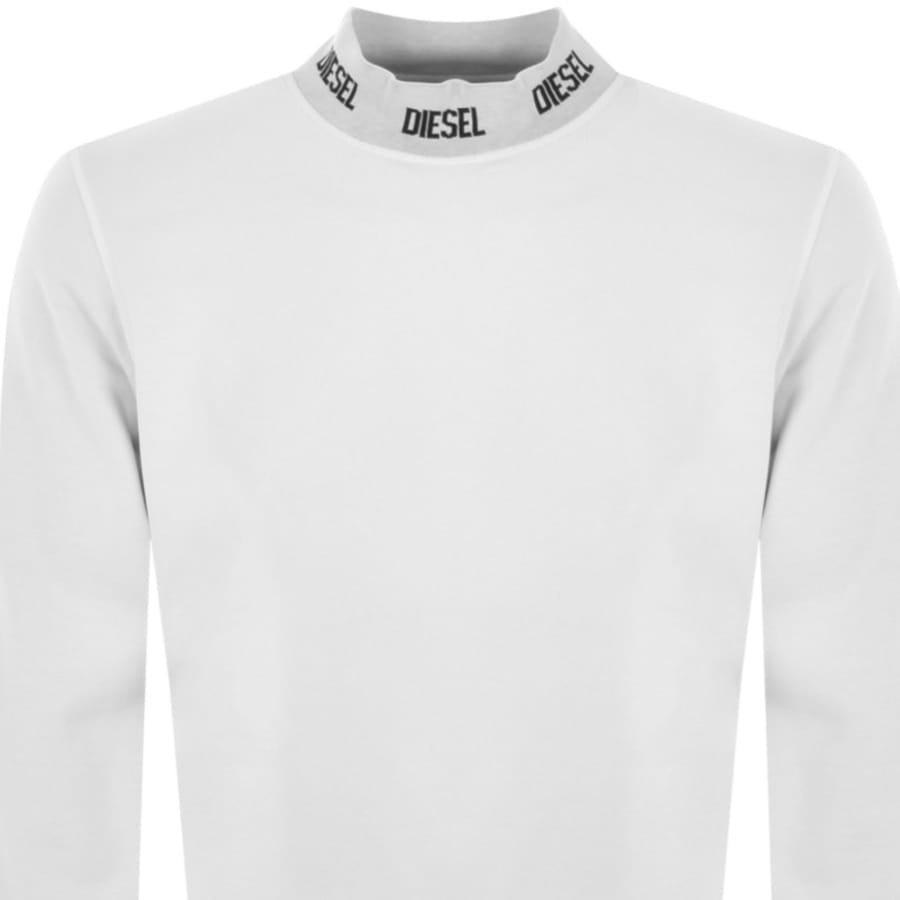 Image number 2 for Diesel S Noris Jac Sweatshirt White