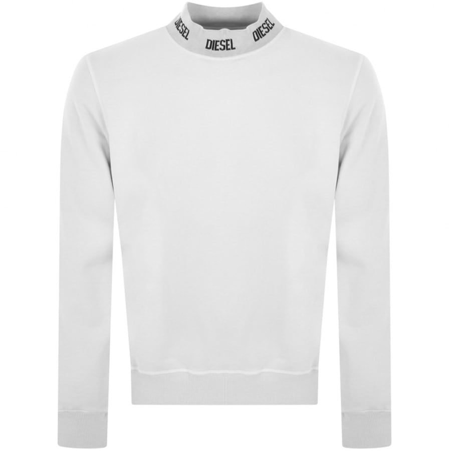Image number 1 for Diesel S Noris Jac Sweatshirt White