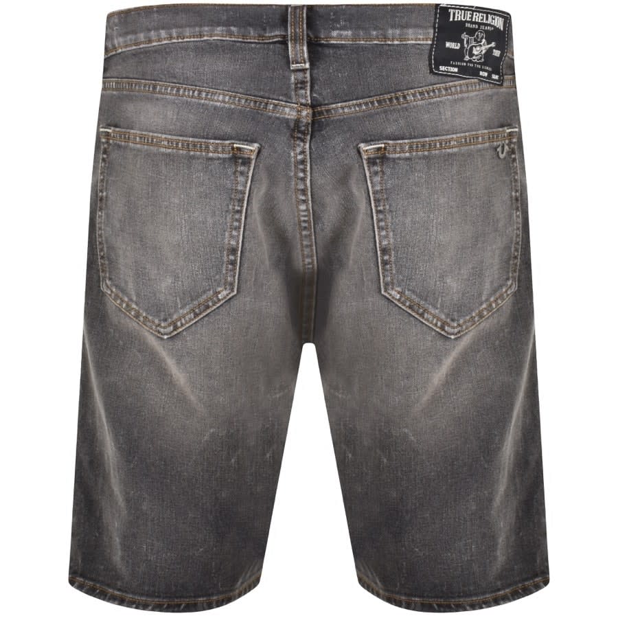 Image number 2 for True Religion Rocco Light Wash Shorts Grey