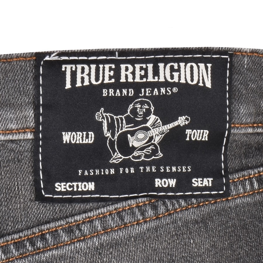 Image number 3 for True Religion Rocco Light Wash Shorts Grey