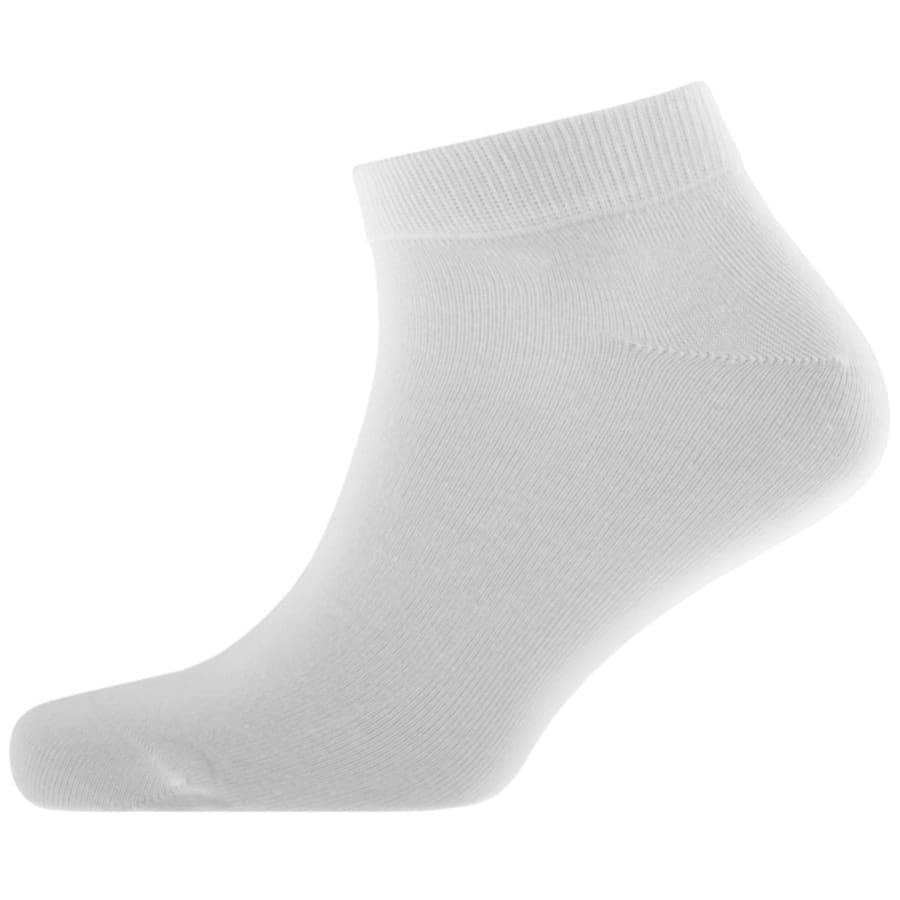 Image number 2 for Lacoste Triple Pack Ankle Socks White