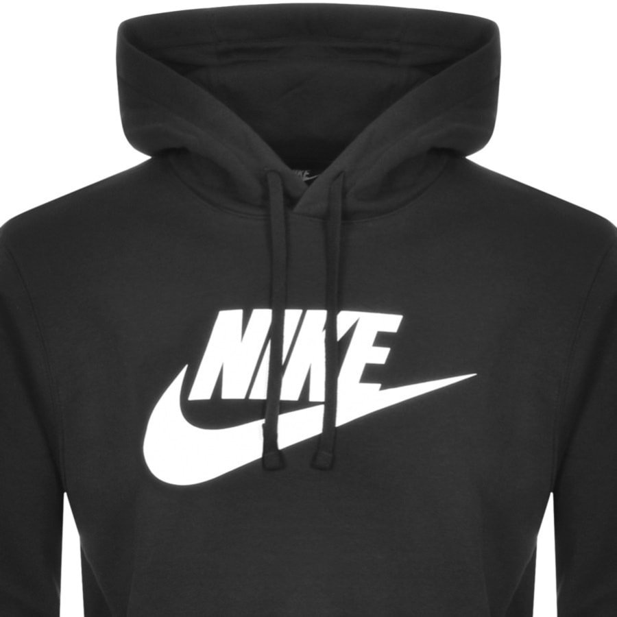 Image number 2 for Nike Swoosh Logo Hoodie Black
