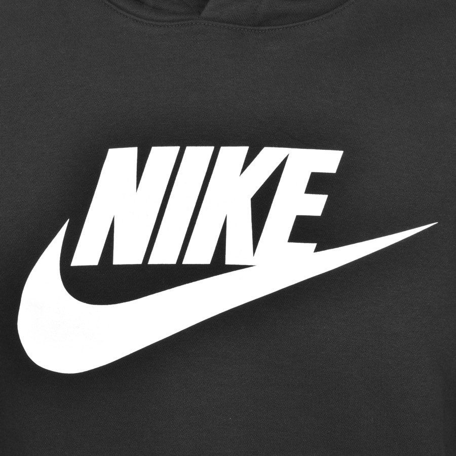 Image number 3 for Nike Swoosh Logo Hoodie Black