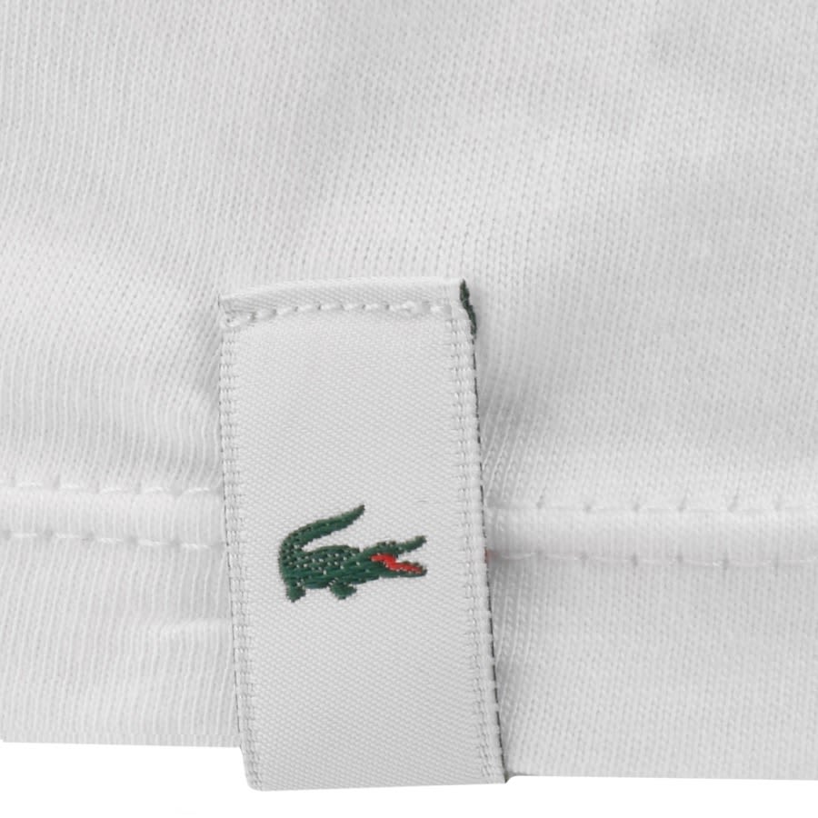 Image number 3 for Lacoste Triple Pack T Shirts White