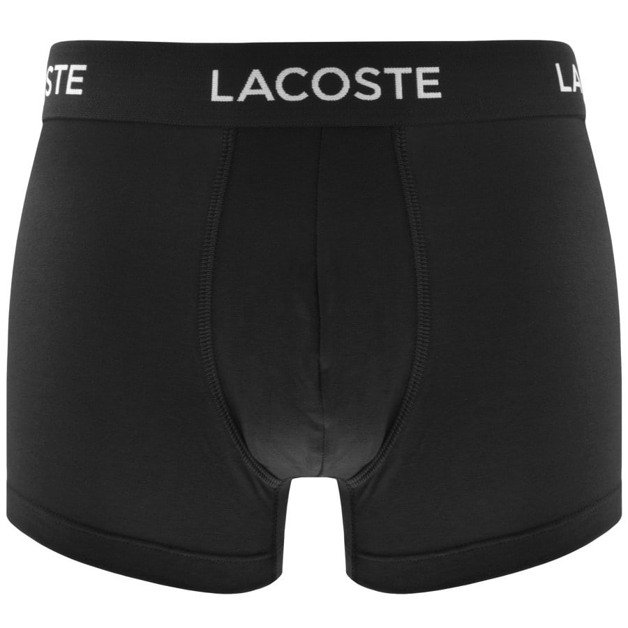 Image number 2 for Lacoste Underwear Five Pack Trunks Black