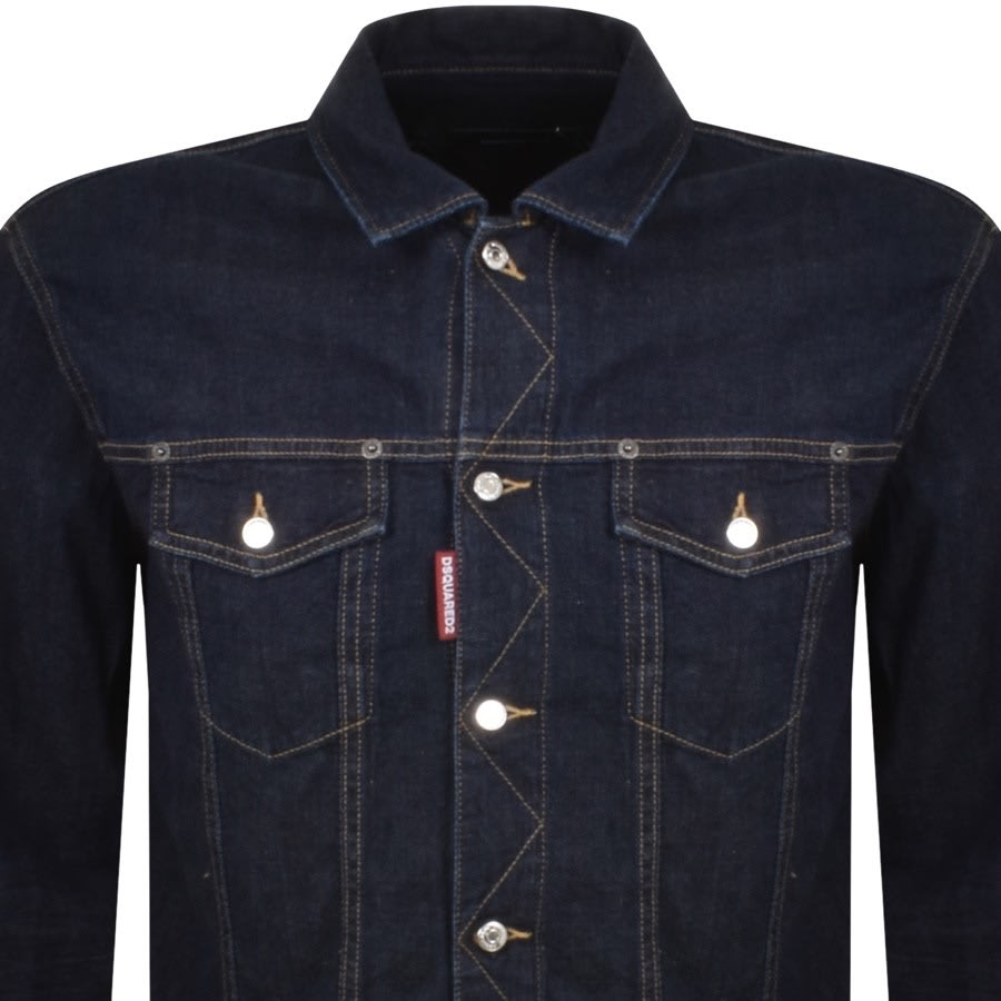 Image number 2 for DSQUARED2 Relaxed Hemp Shirt Navy