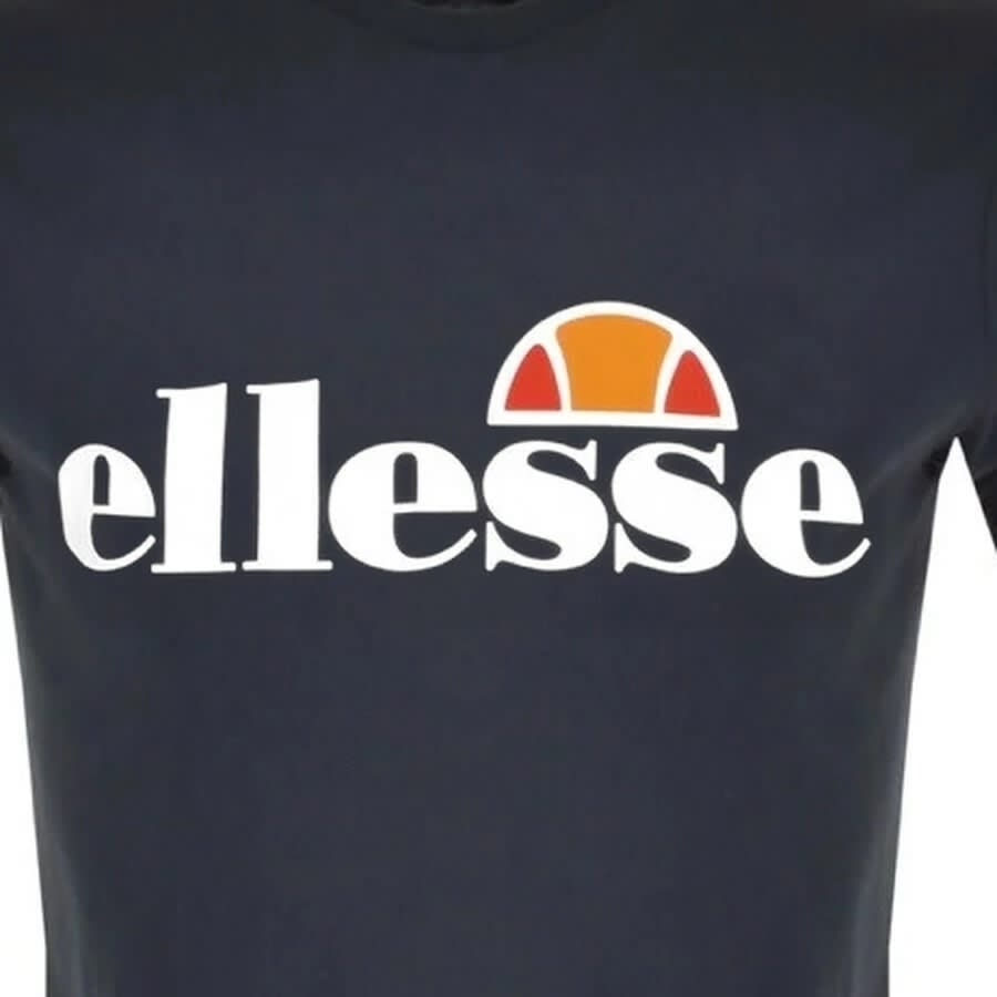 Image number 3 for Ellesse SL Prado Logo T Shirt Navy