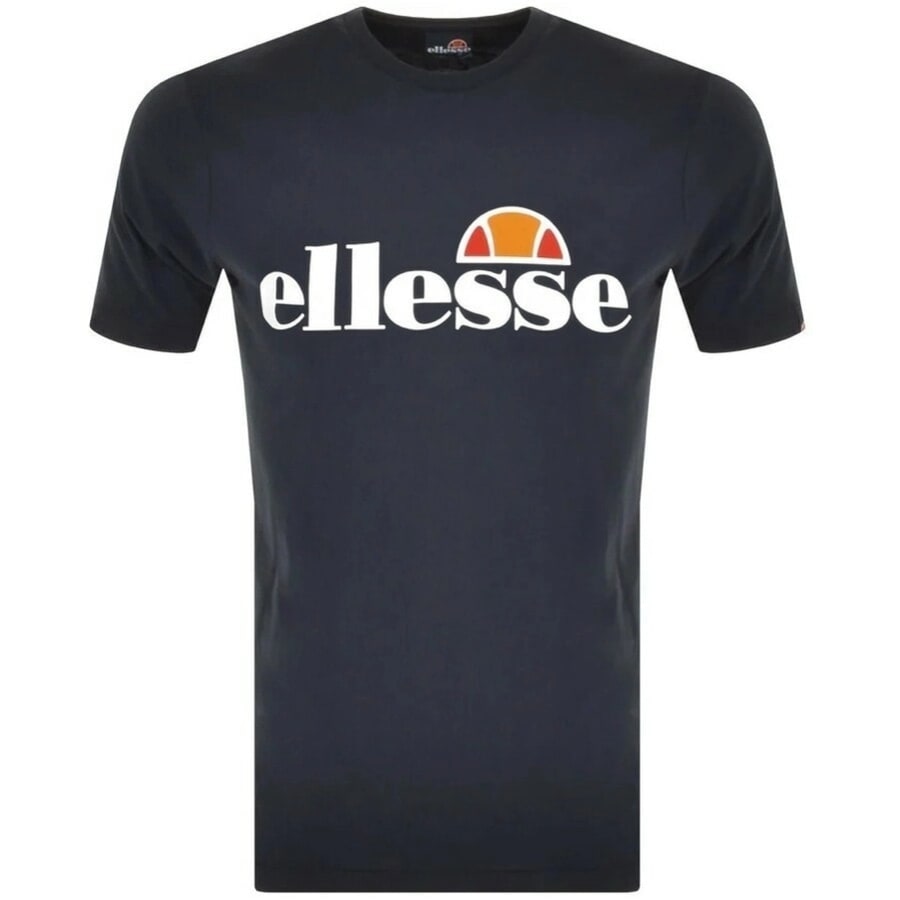 Image number 1 for Ellesse SL Prado Logo T Shirt Navy