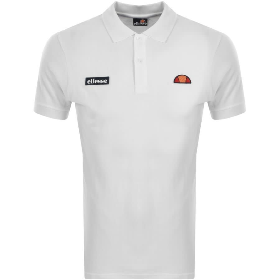Image number 1 for Ellesse Montura Short Sleeved Polo T Shirt White