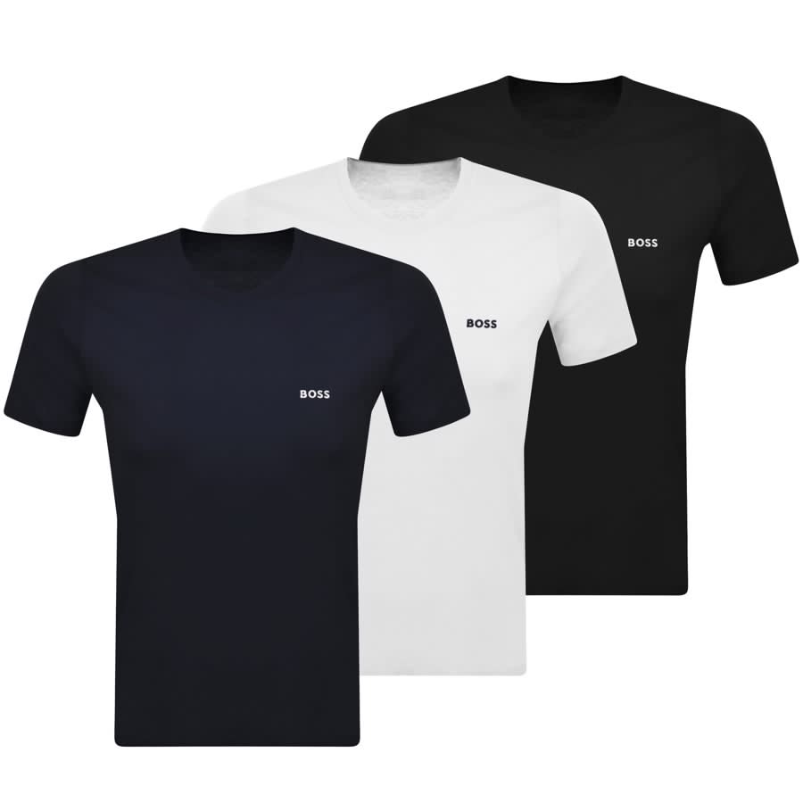 Image number 1 for BOSS Multi Colour Triple Pack T Shirts