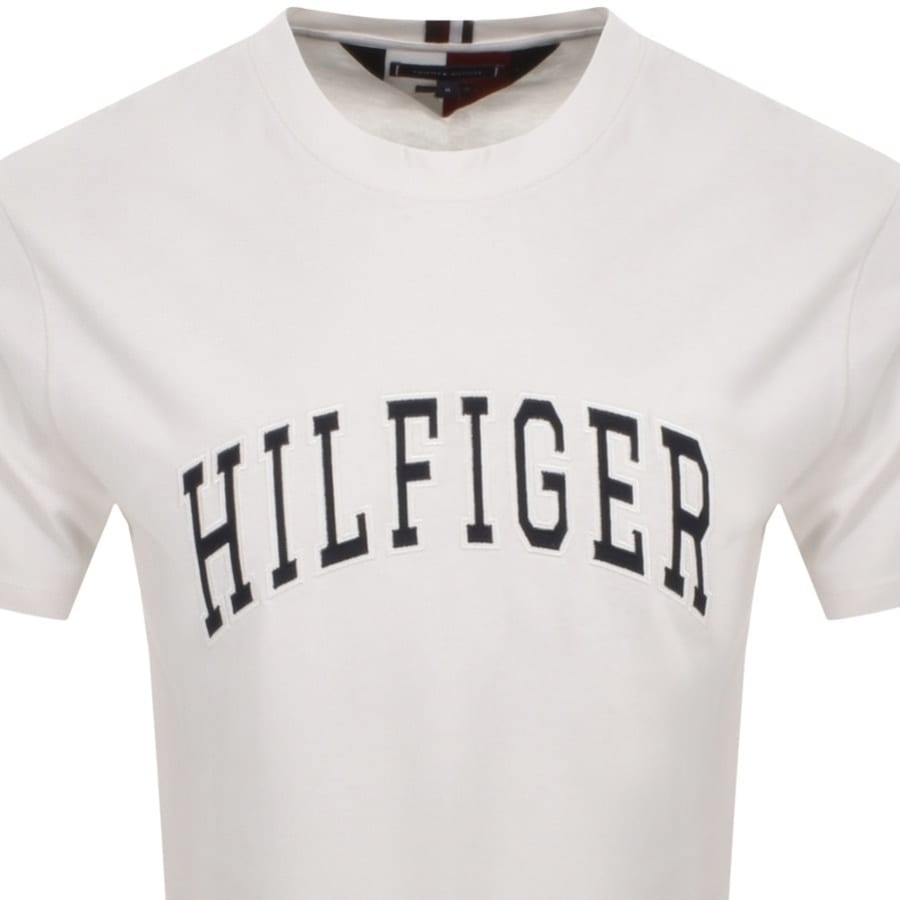 Image number 2 for Tommy Hilfiger Arch Logo T Shirt White