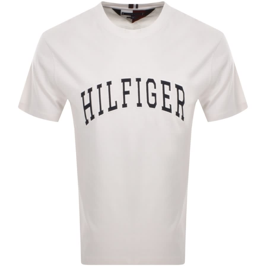 Image number 1 for Tommy Hilfiger Arch Logo T Shirt White