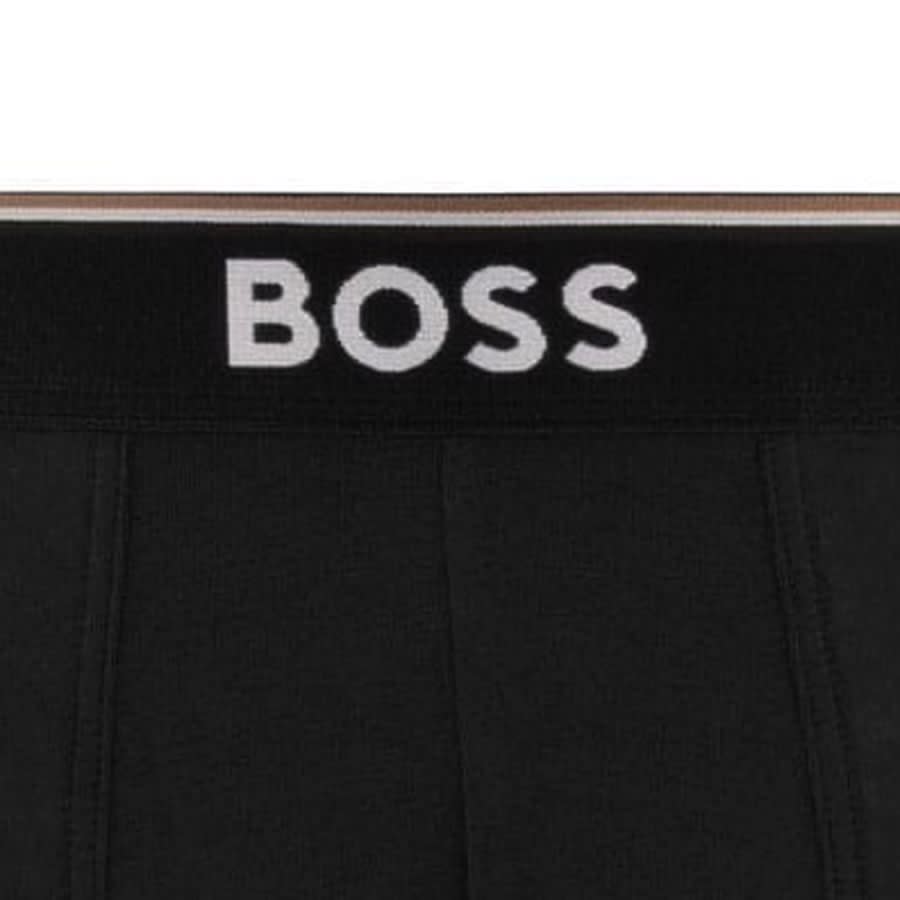 Image number 3 for BOSS Underwear Triple Pack Trunks Black