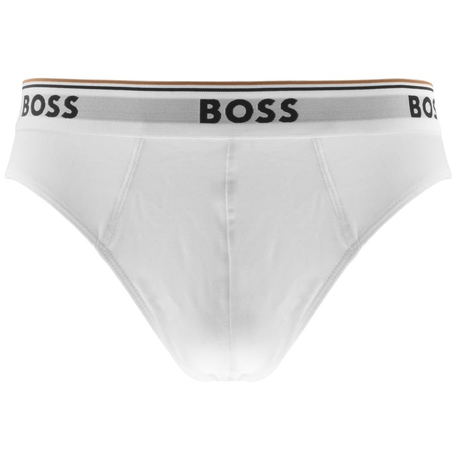 Image number 2 for BOSS Underwear Triple Pack Briefs White