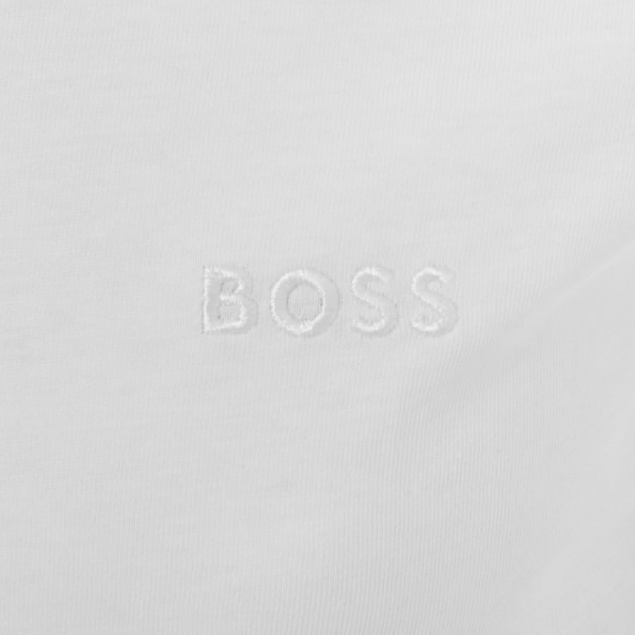 Image number 3 for BOSS Triple Pack Crew Neck T Shirts White