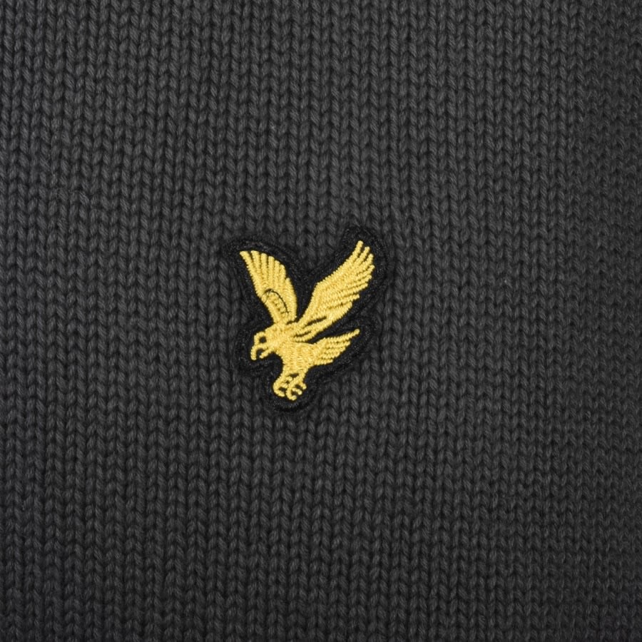 Image number 3 for Lyle And Scott Polo Knit Jumper Grey