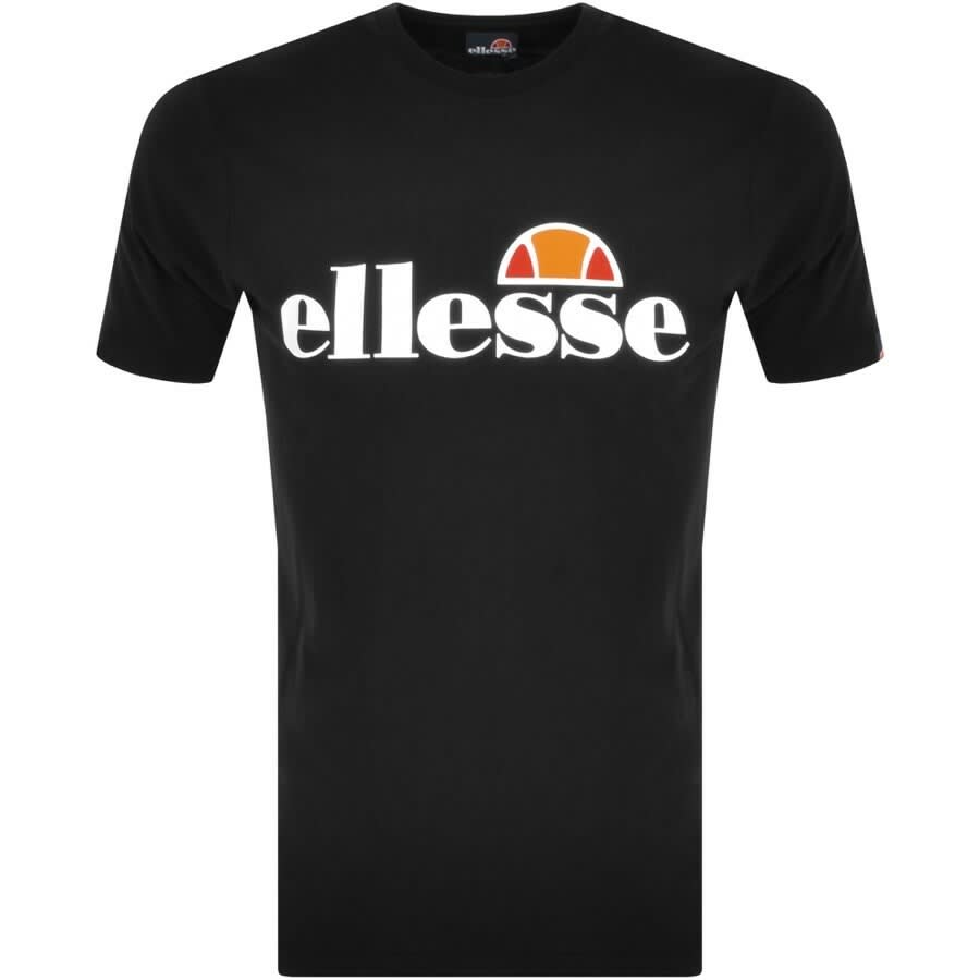 Image number 1 for Ellesse SL Prado Logo T Shirt Black