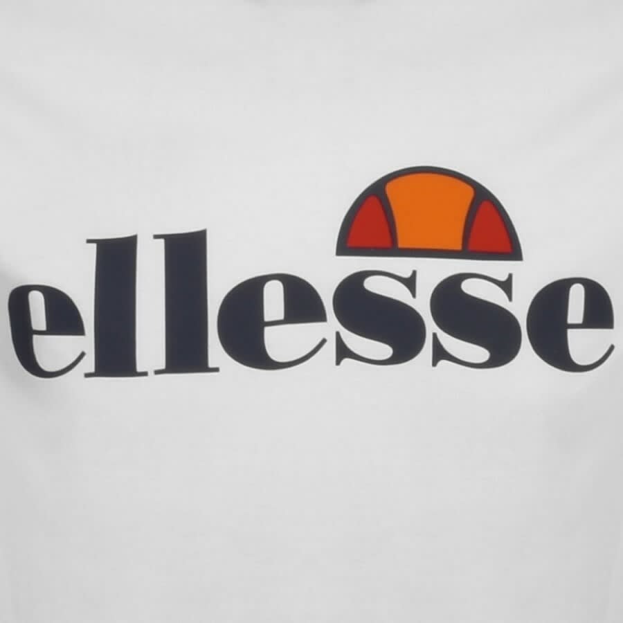 Image number 3 for Ellesse SL Prado Logo T Shirt White