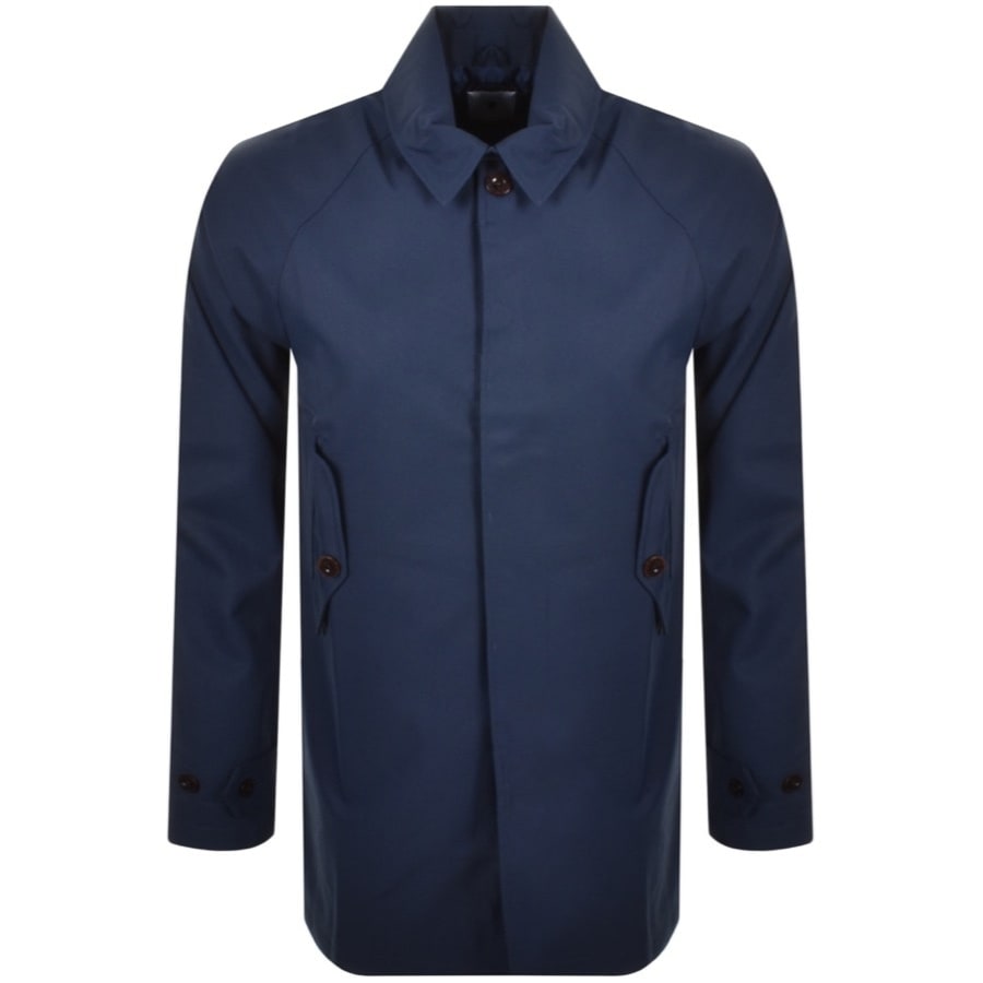 Image number 1 for Pretty Green Langley Mac Jacket Navy