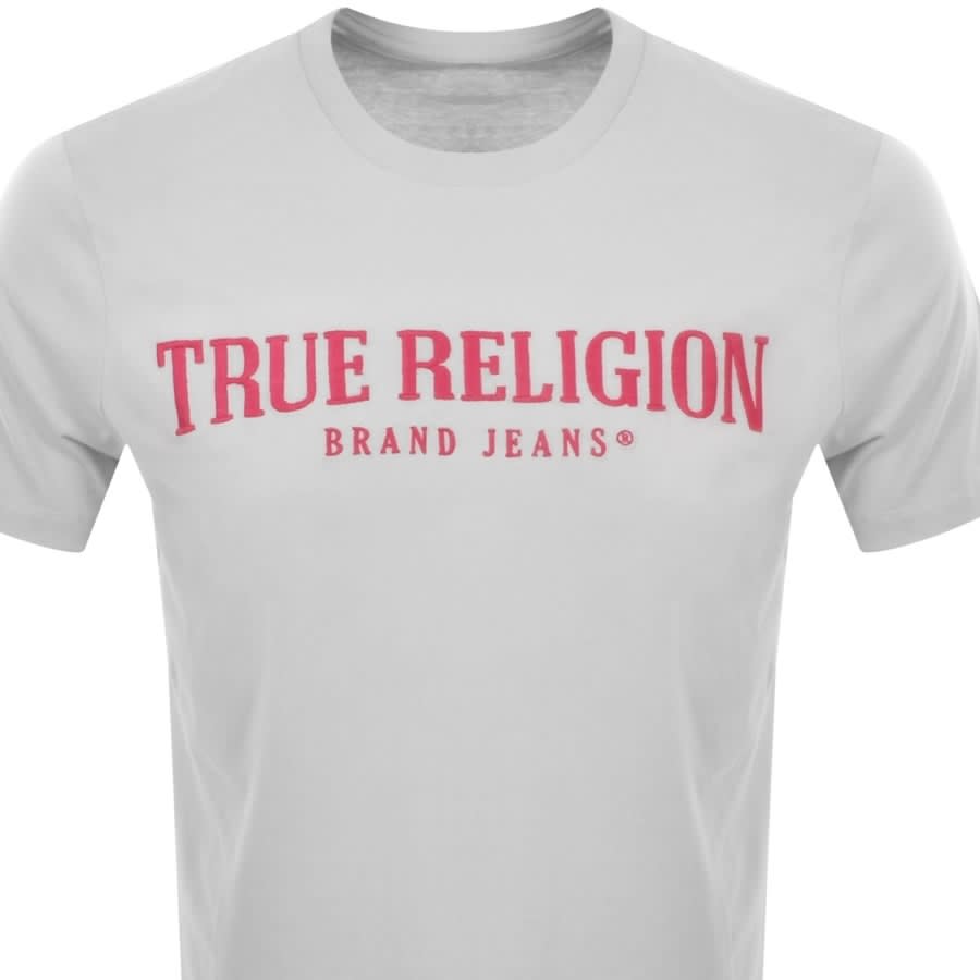 Image number 2 for True Religion Arch Logo T Shirt Grey