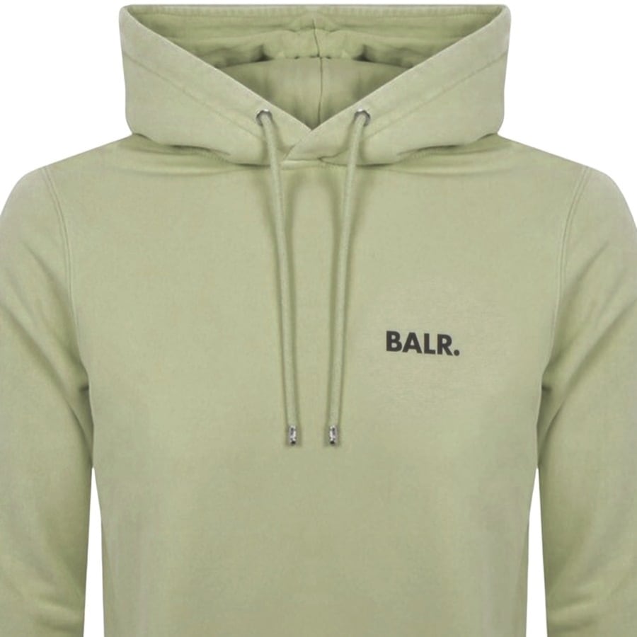 BALR Straight Small Brand Logo Hoodie Green