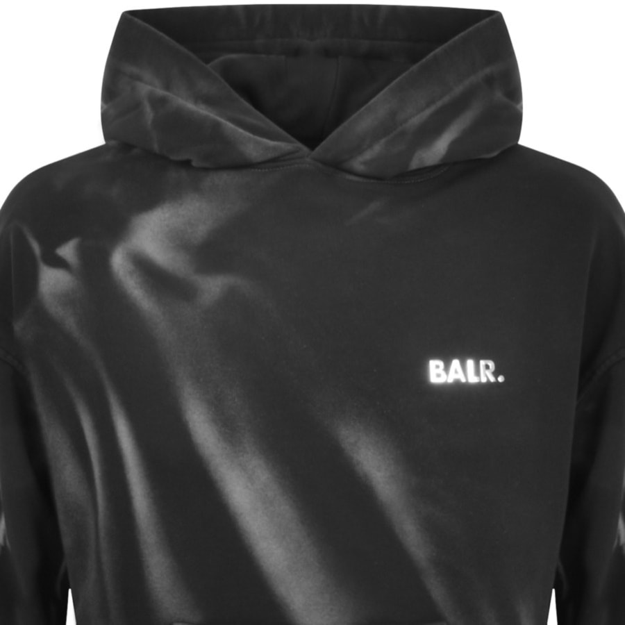 Image number 2 for BALR Joey Washed Logo Hoodie Grey
