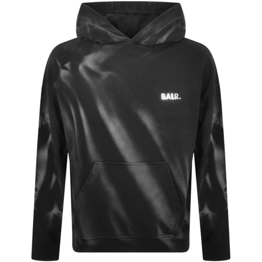 Image number 1 for BALR Joey Washed Logo Hoodie Grey
