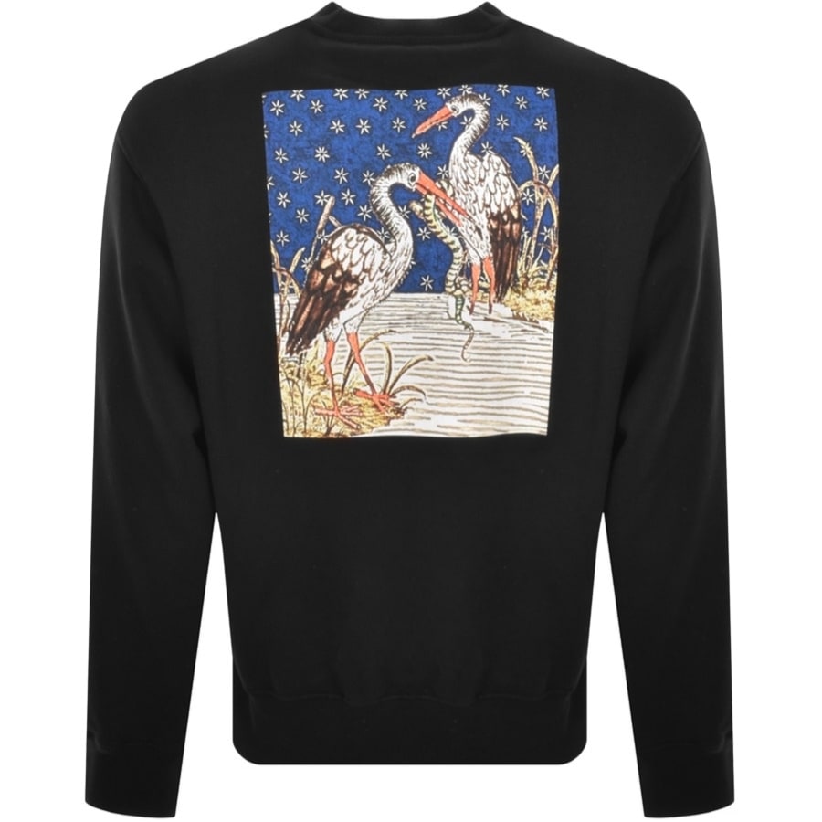 Image number 3 for Heron Preston Medieval Heron Sweatshirt Black