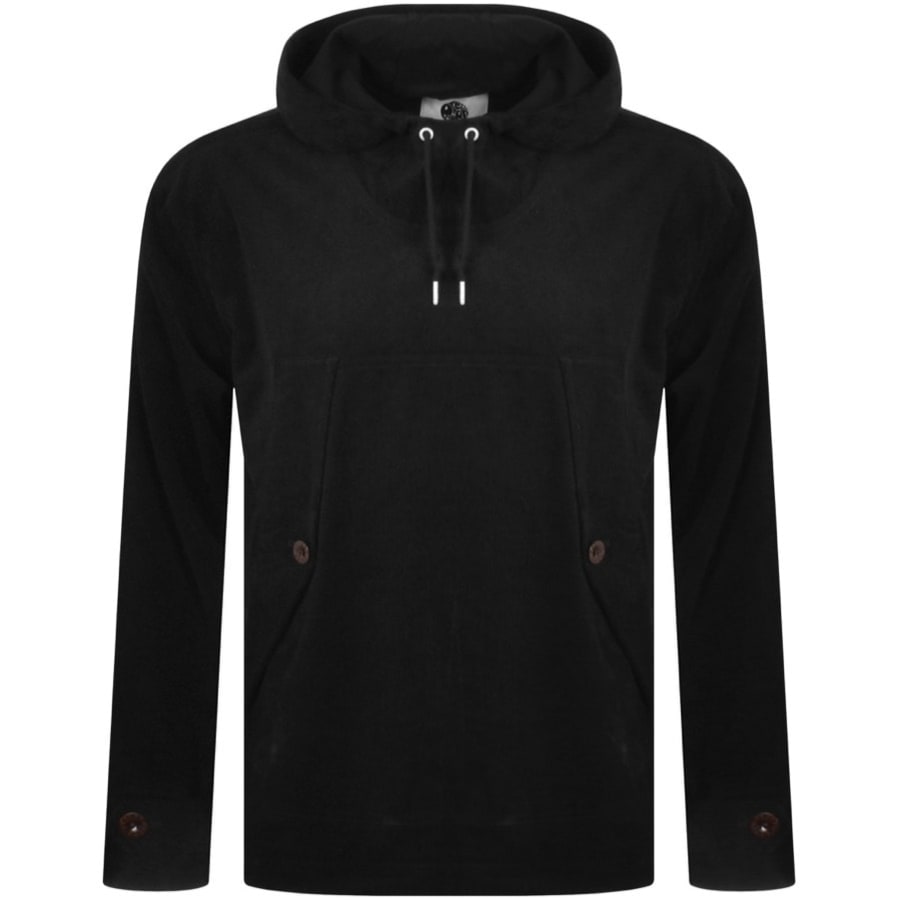 Image number 1 for Pretty Green Insignia Cord Smock Jacket Black