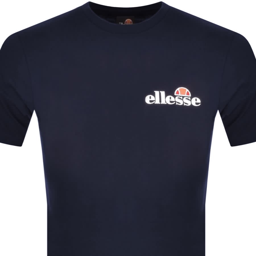 Image number 2 for Ellesse Voodoo Logo T Shirt Navy