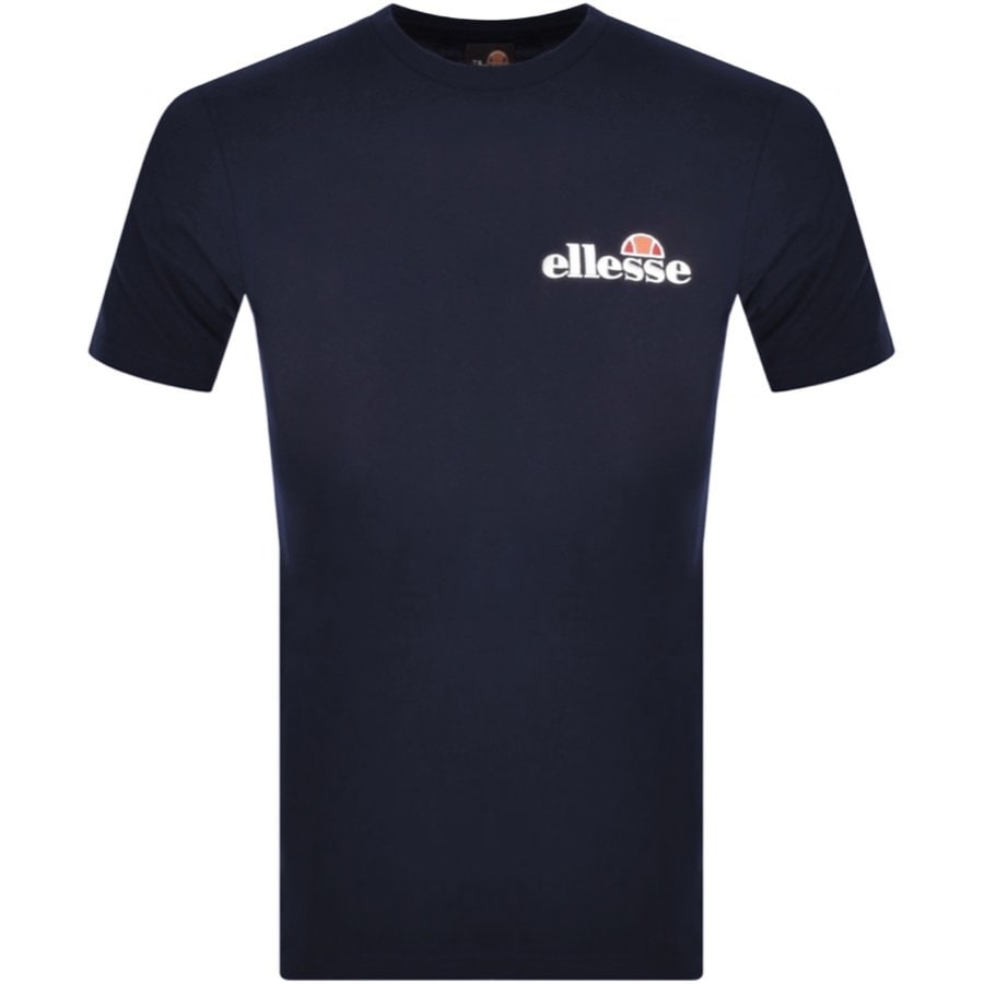 Image number 1 for Ellesse Voodoo Logo T Shirt Navy