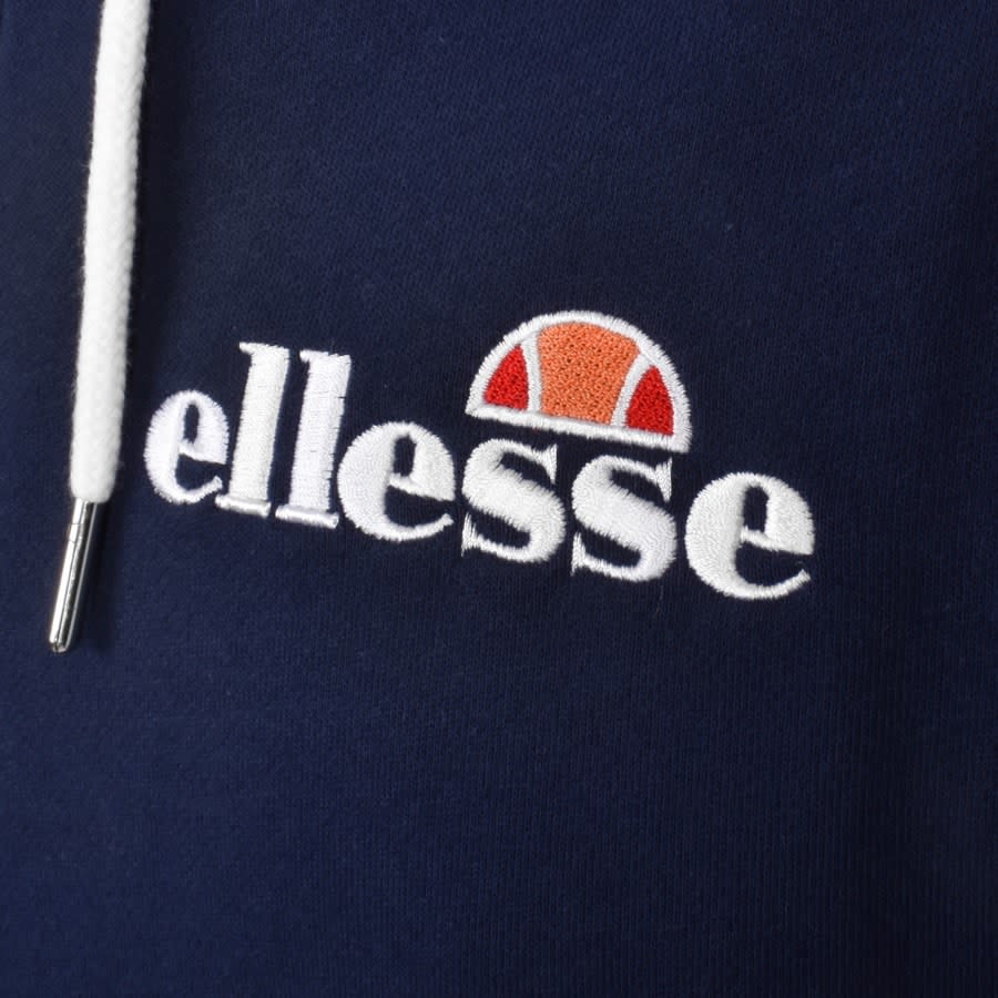 Image number 3 for Ellesse Pullover Briero Full Zip Hoodie Navy