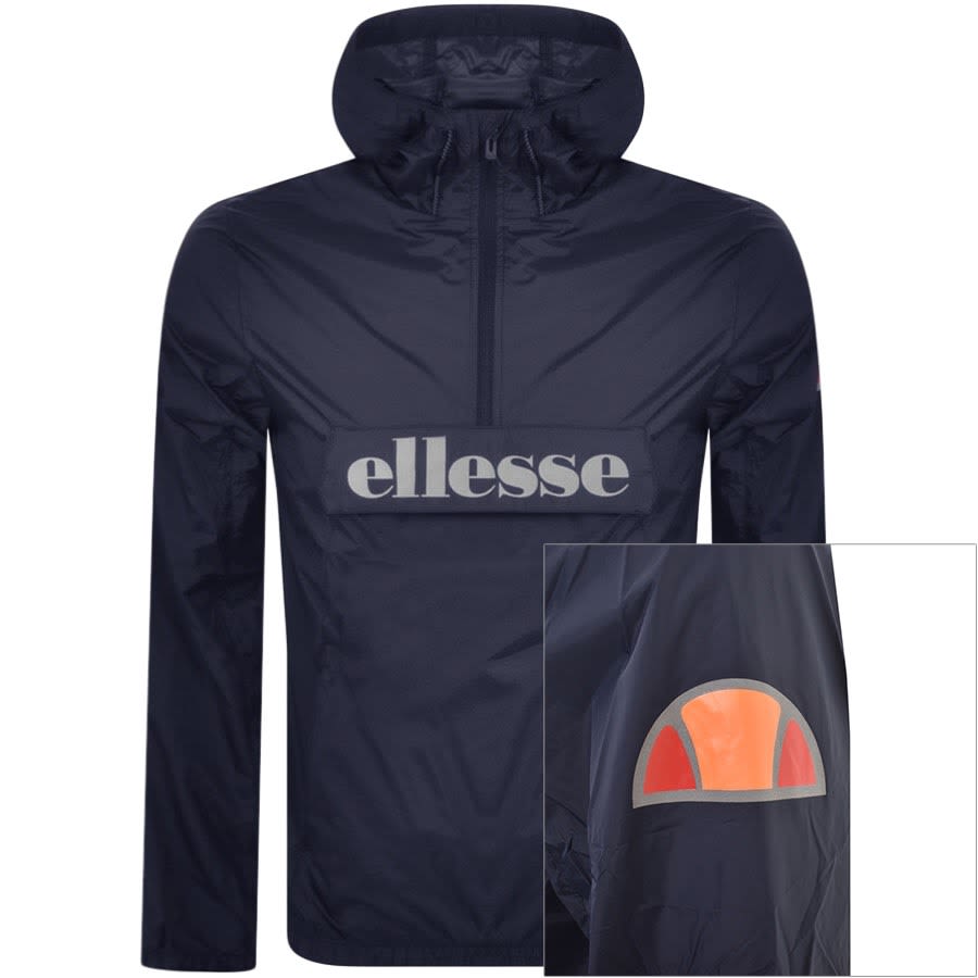 Image number 1 for Ellesse Acera Pullover Jacket Navy