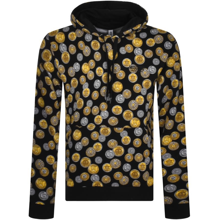 Image number 1 for Moschino Logo Hoodie Black