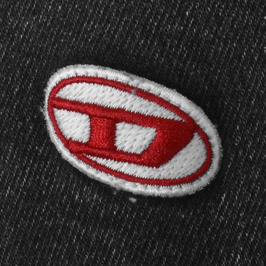 Image number 3 for Diesel Felpa Logo Hoodie Grey