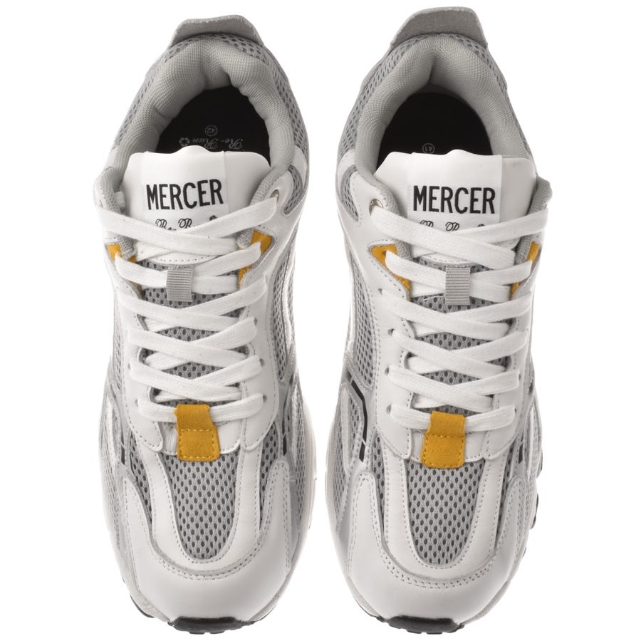 Image number 3 for Mercer Re Run Trainers White