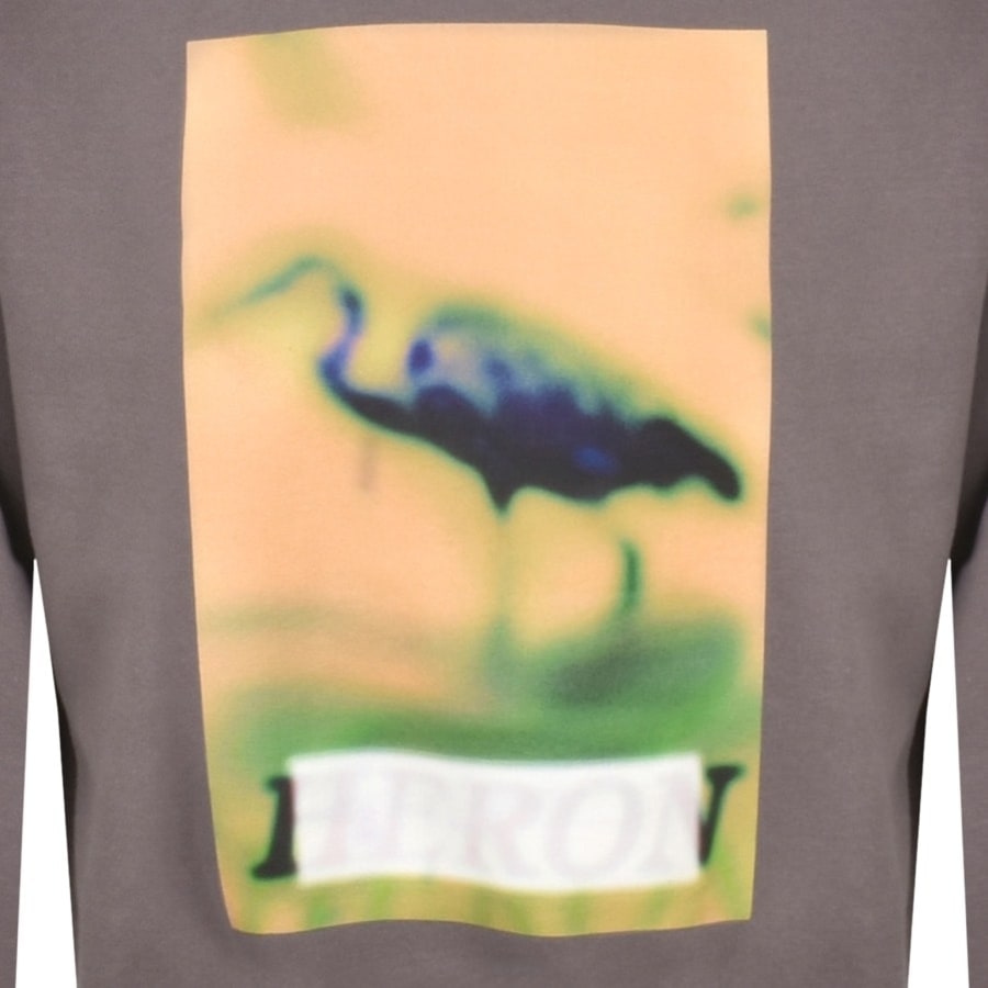 Image number 3 for Heron Preston Heron Censored Sweatshirt Grey