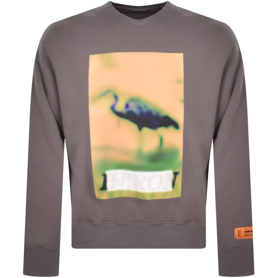 Image number 1 for Heron Preston Heron Censored Sweatshirt Grey