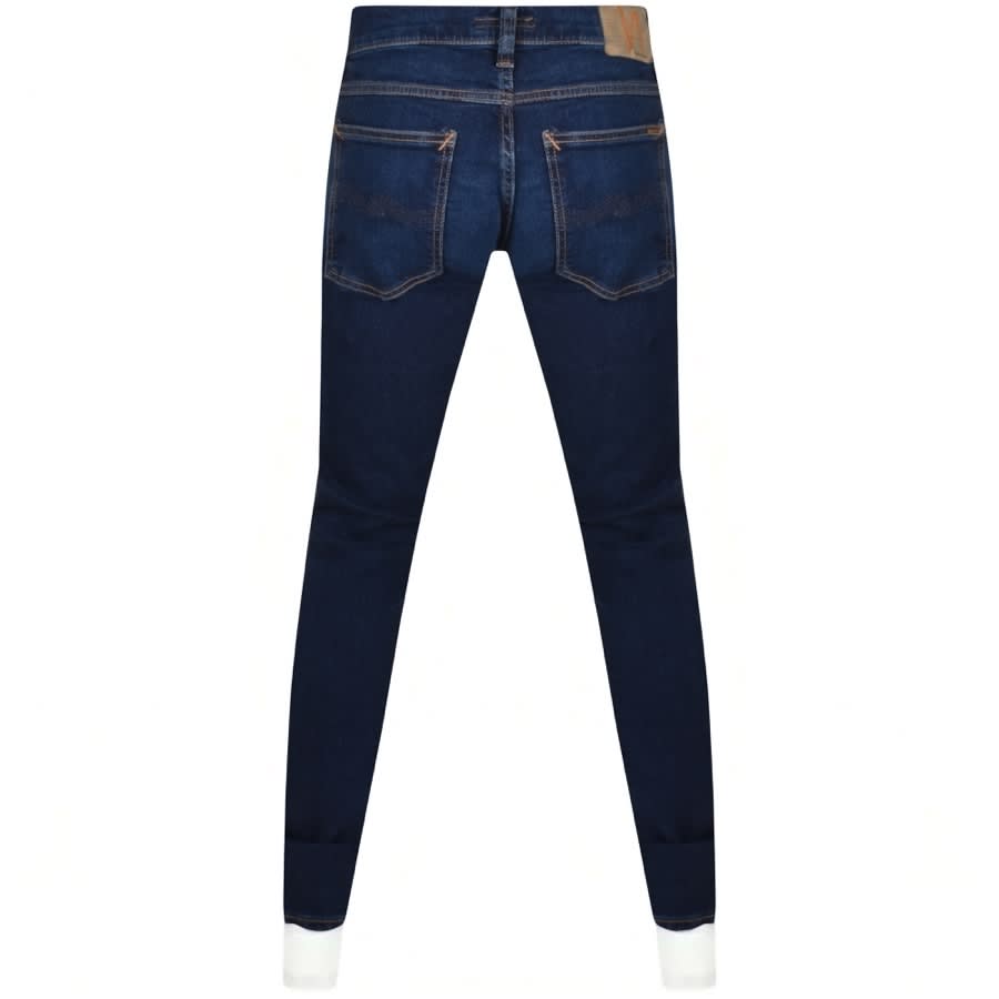 Image number 2 for Nudie Jeans Tight Terry Mid Wash Jeans Blue