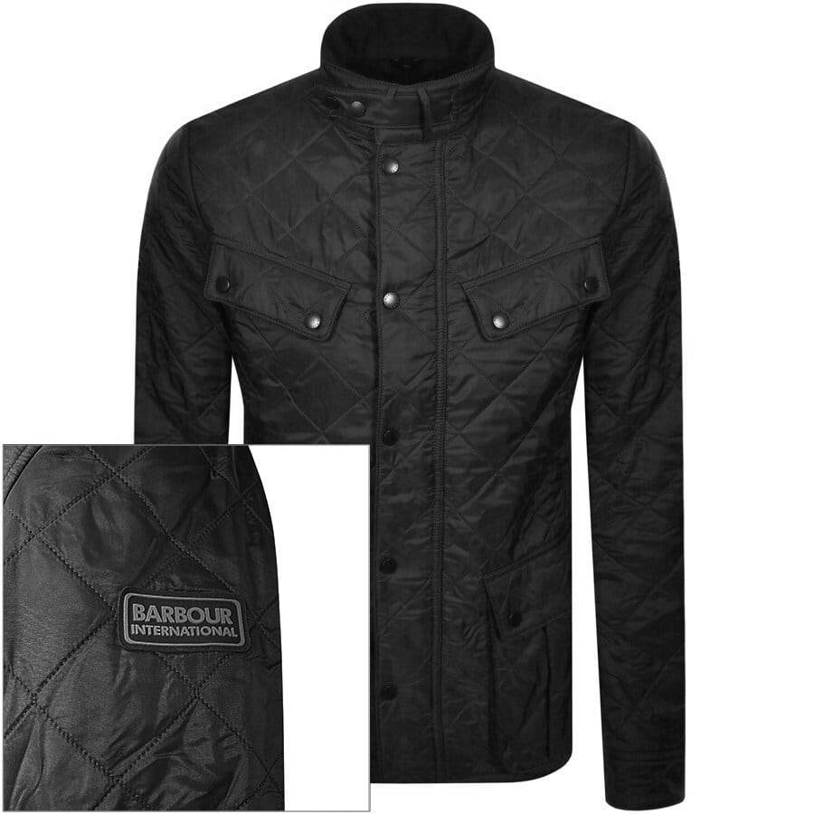 Image number 1 for Barbour International Ariel Quilted Jacket Black