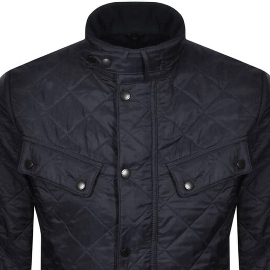 Barbour International Ariel Quilted Jacket Navy | Mainline Menswear