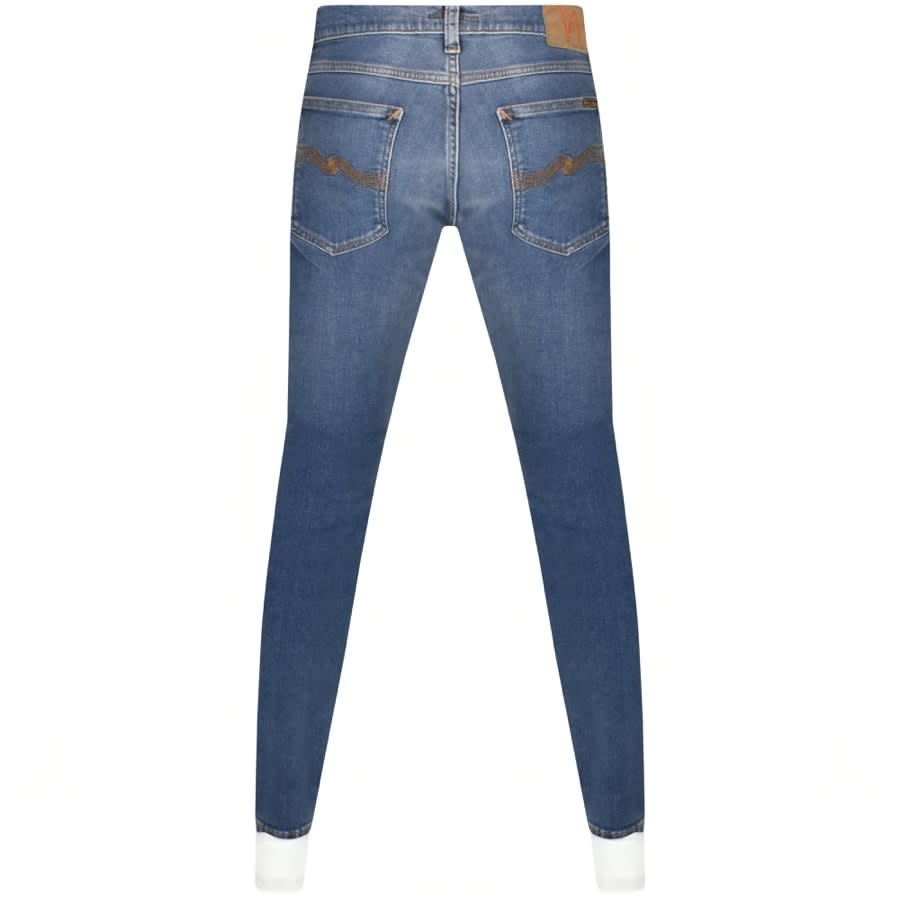 Image number 2 for Nudie Jeans Tight Terry Jeans Light Wash Blue