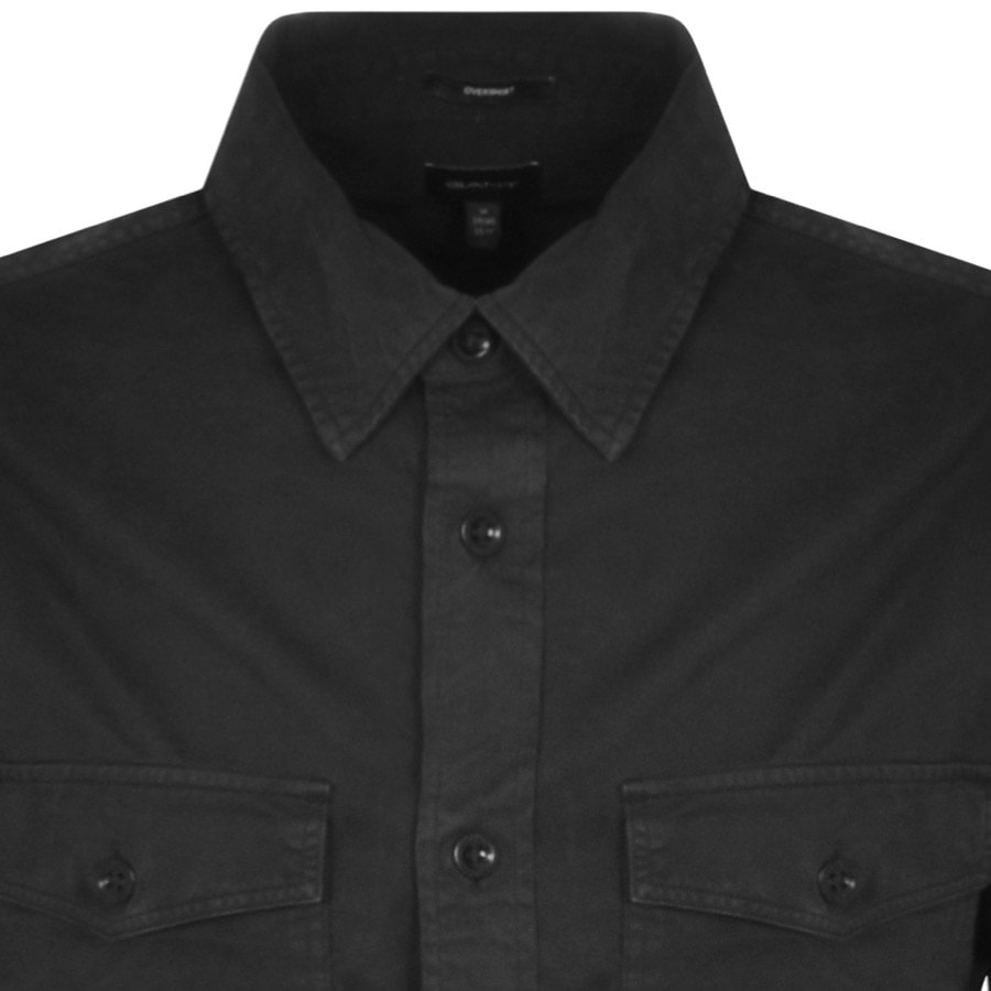 Image number 3 for Gant Light Twill Overshirt Jacket Black
